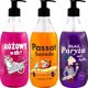 Σετ LAQ_SET Shots! Τζελ ντους Unisex Ροζ στο ch! 500ml + Passat Σασιάδα 500ml + Μπλε του Παρισιού 500ml
