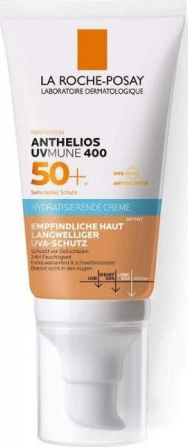 Αντηλιακή Κρέμα Προσώπου La Roche-Posay Anthelios UVmune 400 SPF50+ Ενυδατική κρέμα με χρώμα (50 ml)