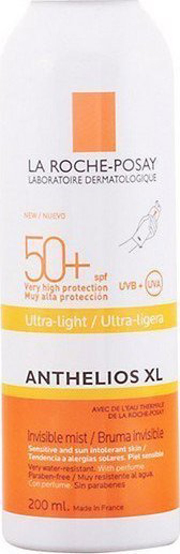 La Roche-Posay Anthelios XL Αντηλιακό Σπρέι Προστασίας Σώματος SPF 50, 200 ml