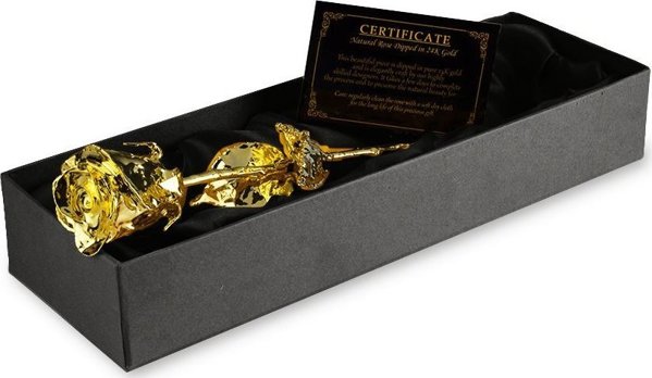 Lassig Φυσικό Επιχρυσωμένο Τριαντάφυλλο - 24K GOLDEN ROSE DELUXE