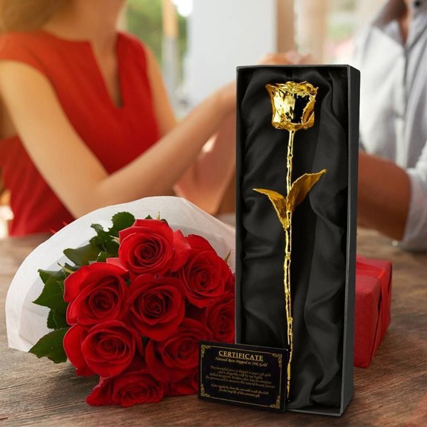 Lassig Φυσικό Επιχρυσωμένο Τριαντάφυλλο - 24K GOLDEN ROSE DELUXE