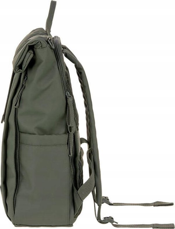 Lassig Green Label Rolltop Up Backpack Olive πράσινο