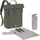 Lassig Green Label Rolltop Up Backpack Olive πράσινο