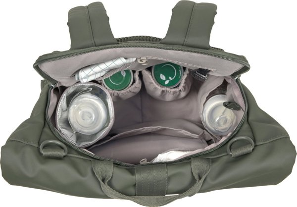 Lassig Green Label Rolltop Up Backpack Olive πράσινο