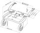 Lascal LAS Σετ BuggyBoard MAXI+ Μαύρο/Κόκκινο