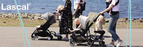 Lascal LAS Σετ BuggyBoard MAXI+ Μαύρο/Κόκκινο