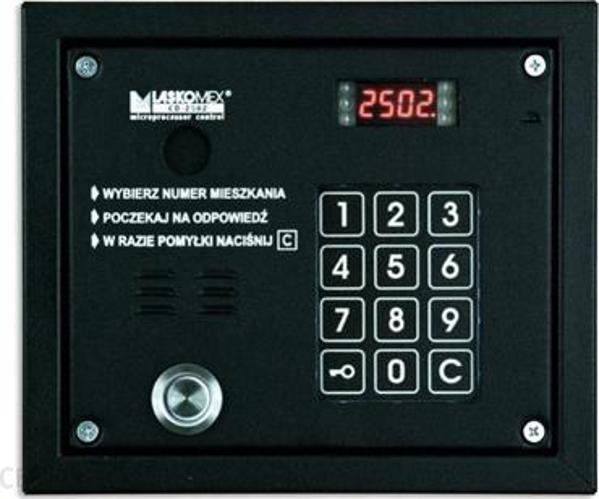 Laskomex CP-2503TP Πάνελ Ενδοεπικοινωνίας Ήχου με Αναγνώστη Κλειδιών Dallas - Μαύρο