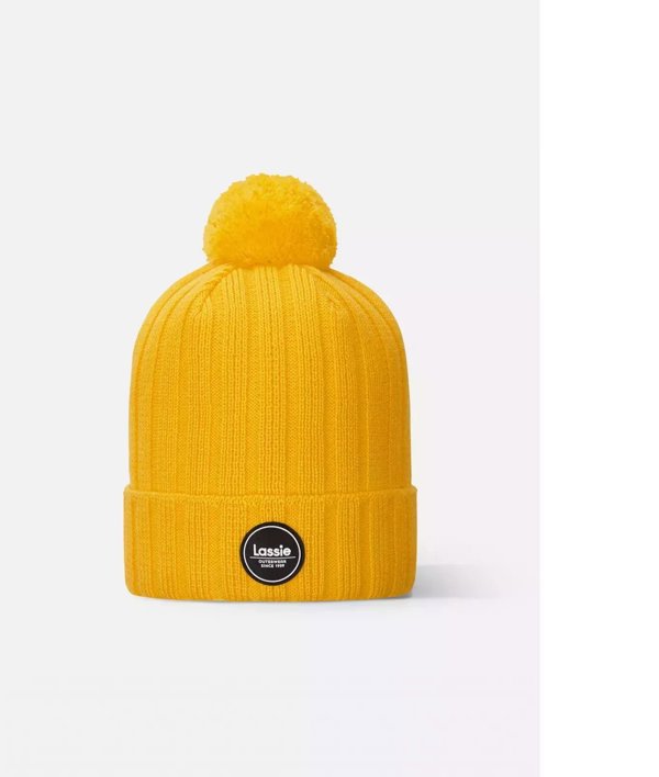 Lassie by Reima LASSIE beanie HAYDI, yellow, 54/56 cm, 7300015A-2150