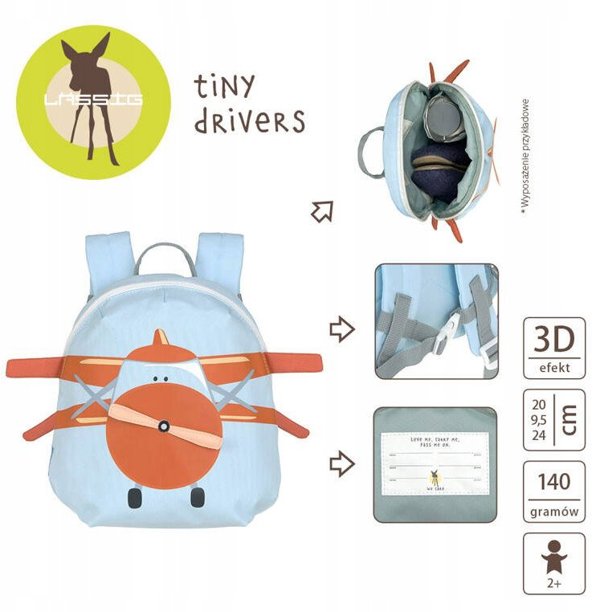 Lassig Tiny Drivers Αεροπλάνο Μίνι μπλε