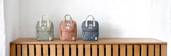 Σακίδιο Lassig Mini Square Happy Prints Navy