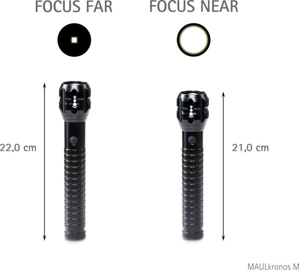 Φακός Maul MAUL LED Taschenlampe Kronos M 21cm 5W, έως 236m