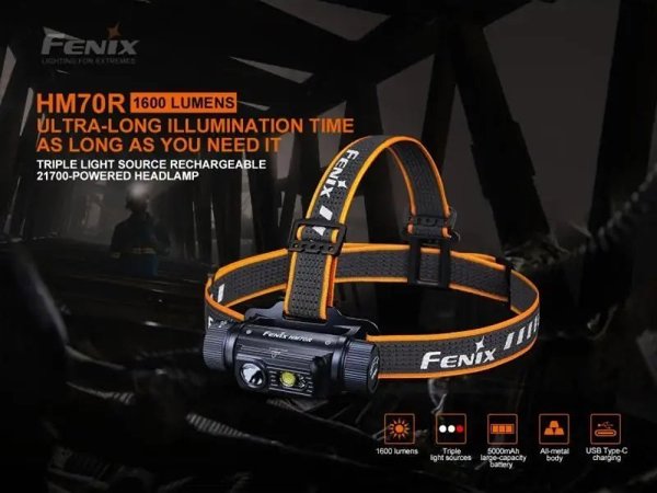 Προβολέας Fenix ​​Φακός LED Fenix ​​HM70R - προβολέας 13811398 6942870307909