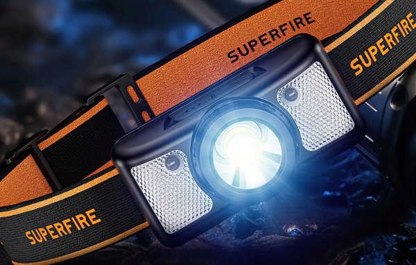 Φακός Superfire Φακός κεφαλής Superfire HL91-X