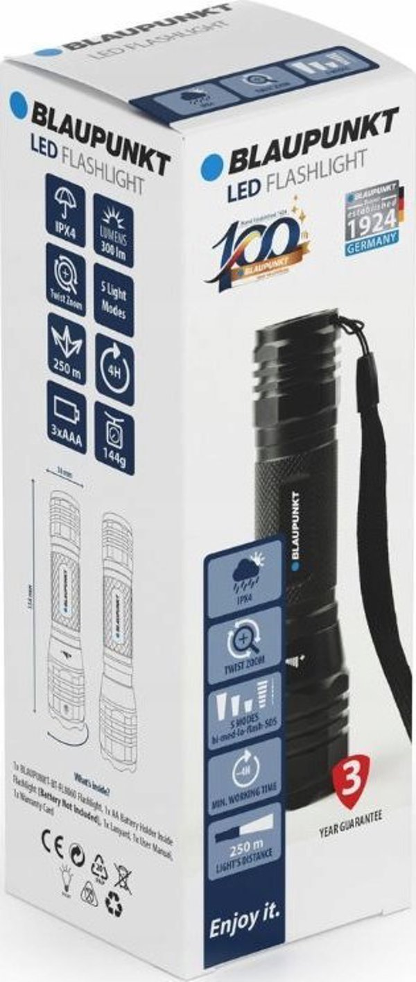 Φακός Blaupunkt Blaupunkt φακός BT-FL8060 +Zoom LED