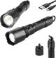 Libox LB0109NEW Επαναφορτιζόμενος Φακός LED Zoom με Powerbank, Hammer & Ανοιχτήρι, Αλουμίνιο 200mm