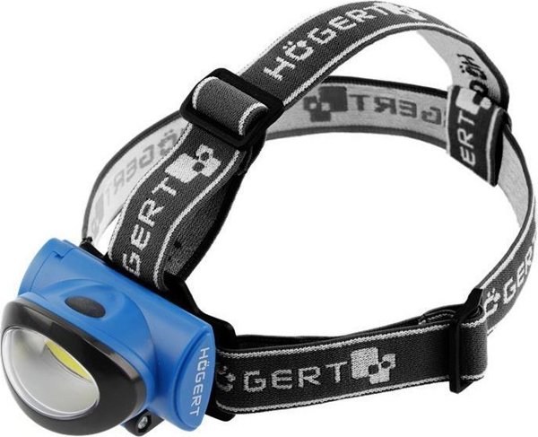 Högert Technik Φακός Κεφαλής LED HT1E420, 3W, 160lm, Εμβέλεια 10m, 3xAAA (Χωρίς Μπαταρίες)