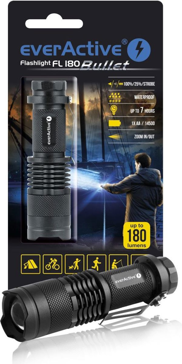 Φακός EverActive FL-180 Bullet
