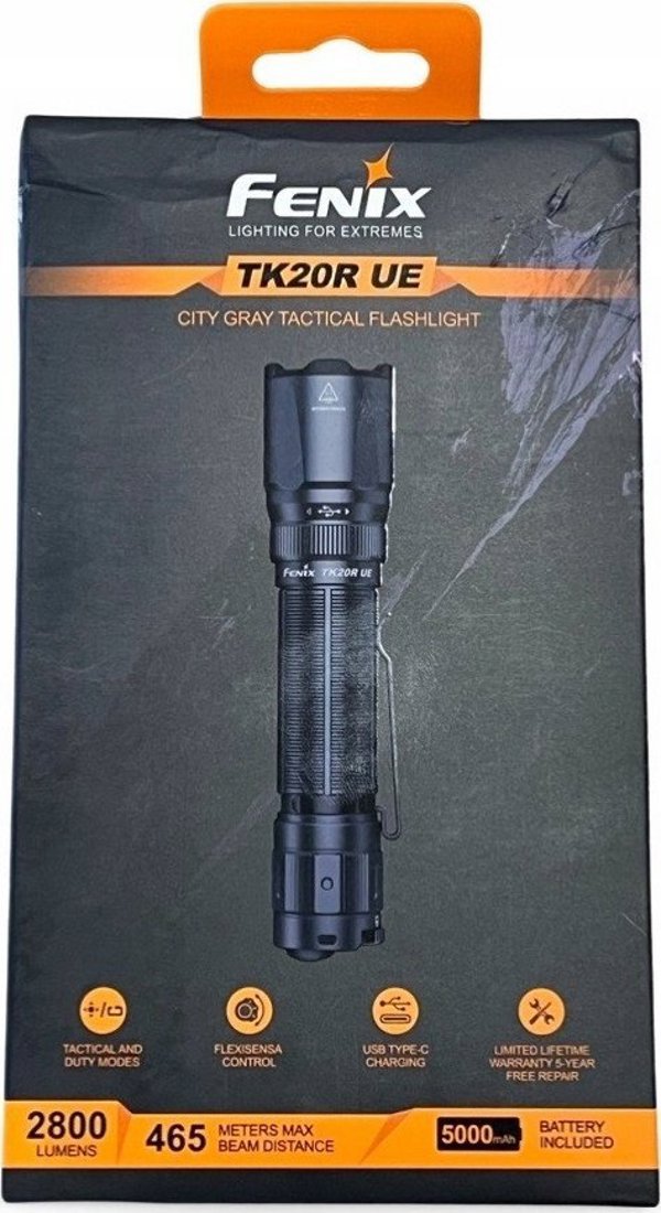 Φακός Fenix Fenix TK20R UE -taskulamppu, 2800 lm, γκρι