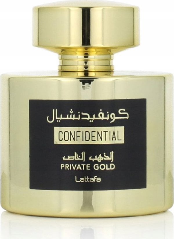 Lattafa Lattafa Confidential Private Gold EDP parfumuotas vanduo Unisex, 100 ml