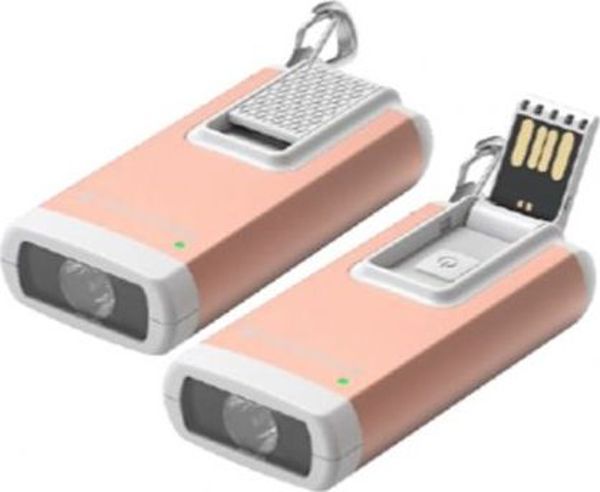 Ledlenser K6R Φακός Μπρελόκ LED, 400 Lumens, Επαναφορτιζόμενος, Gold