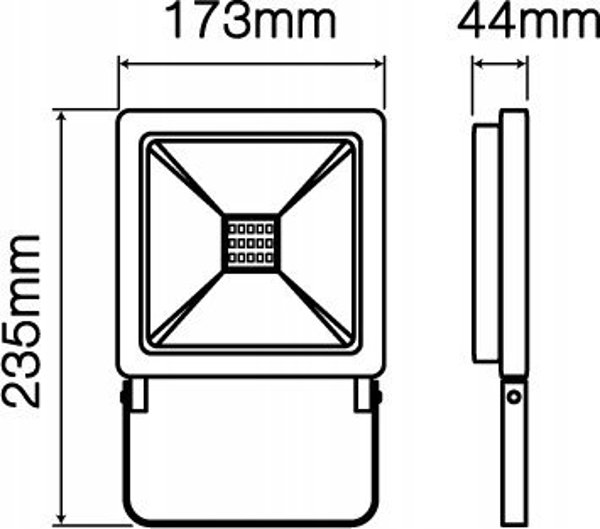 LED εξωτερικός φωτισμός 50W RGB + BLUETOOTH TUYA 230Vac, IP65, μαύρο, PHOTON, LED LINE