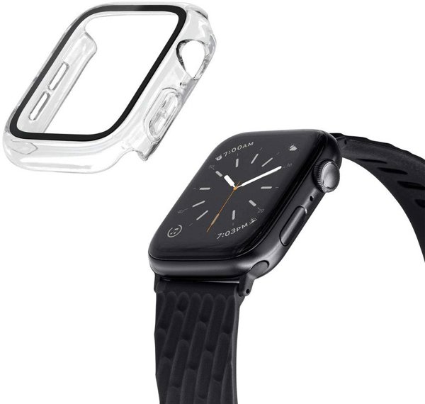 Προστατευτικό Οθόνης LAUT Shield για Apple Watch 44mm, Clear Glass/PC