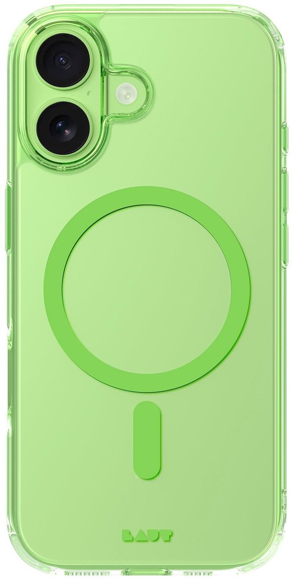 Laut Crystal Fluro - etui do iPhone 17 kompatybilne z MagSafe light green