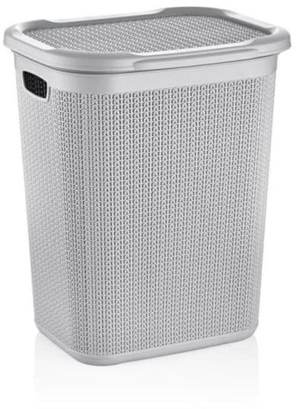 Curver Καλάθι Απλύτων Knit 50L M-079 Ice Gray