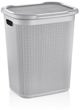 Curver Καλάθι Απλύτων Knit 50L M-079 Ice Gray