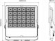 Φωτιστικό εξωτερικού χώρου PRIME, 230Vac, 400W, 56 000lm, 140lm/W, 4000K, IP66, 120deg