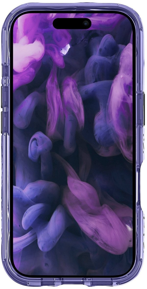 Θήκη για κινητό LAUT CRYSTAL MATTER 16 εκ. (6.3") Μωβ, Διαφανής