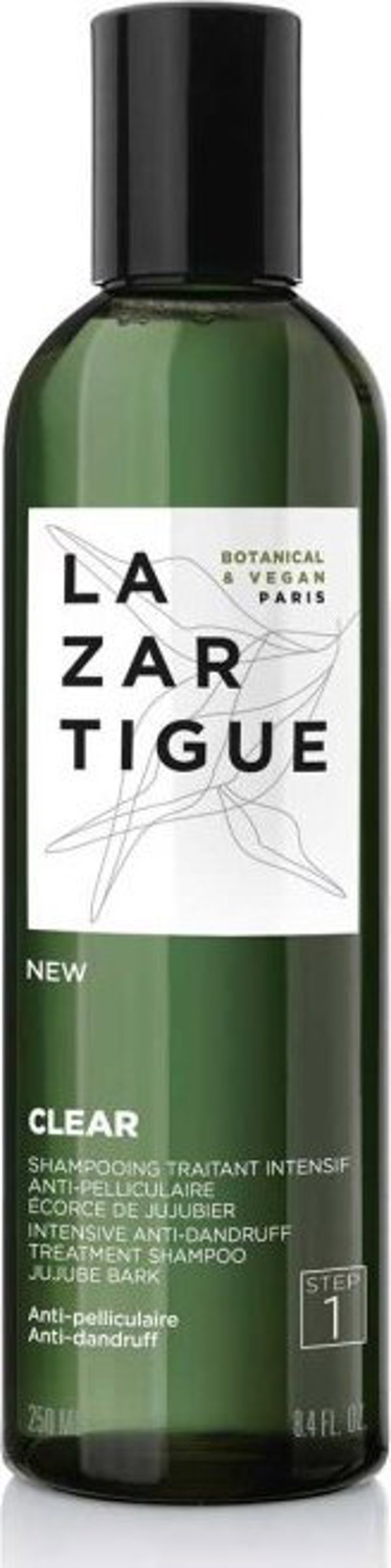 Lazartigue Lazartigue, Clear, Vegan, Hair Treatment Shampoo, Anti-Dandruff, 250 ml Unisex