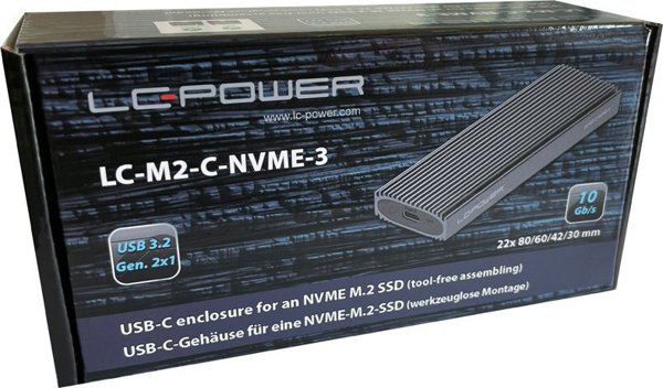 LC-Power LC-Power Θήκη SSD για NVMe-M.2-SSD LC-M2-C-NVME-3