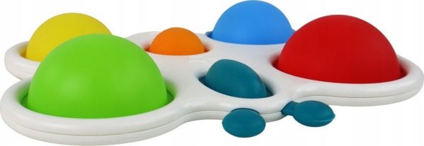 LeanToys Σιλικόνη Πίνακας Πολύχρωμη Πεταλούδα Pop It Εκπαιδευτικό