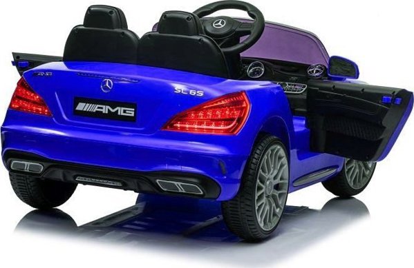Lean Cars Αυτοκίνητο με Μπαταρία Mercedes SL65 S Μπλε Βαμμένο LCD