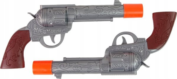 LeanToys Zestaw Kowbojski Kowboj Dwa Rewolwery Ostrogi Akcesoria LEAN Toys
