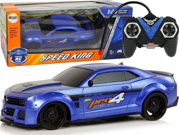 LeanToys Αθλητικό αυτοκίνητο 1:24 τηλεκατευθυνόμενο μπλε