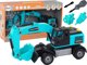 LeanToys Εκσκαφέας Σετ DIY Μπλε Κατασκευαστικό Όχημα Τρυπάνι Λαβή