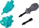 LeanToys Εκσκαφέας Σετ DIY Μπλε Κατασκευαστικό Όχημα Τρυπάνι Λαβή