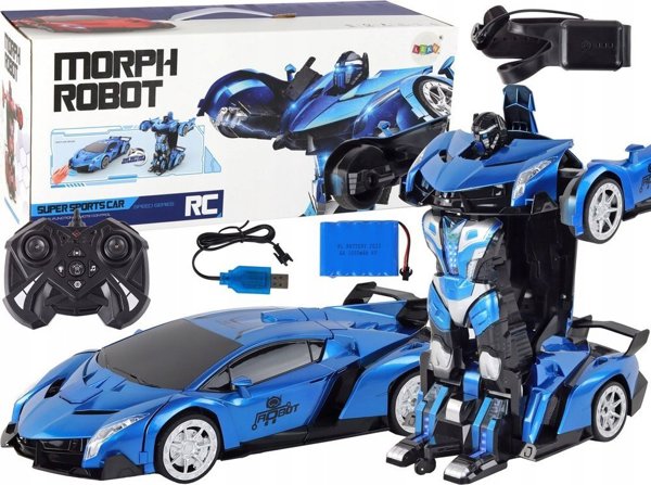LeanToys Αυτοκίνητο-Ρομπότ Ρ/Κ 1:10 Μπλε με Έλεγχο Με Χειρονομίες