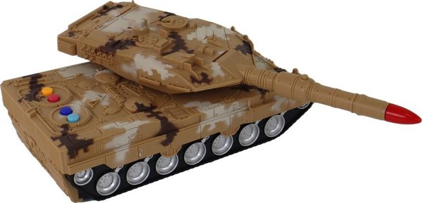 LeanToys Τανκ RC Τηλεκατευθυνόμενο 27 MHz Κίτρινο