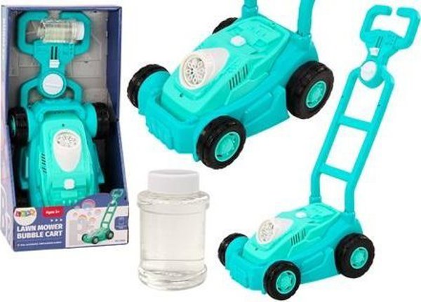 LeanToys Μηχανή Φυσαλίδων Σαπουνιού με Χλοοκοπτικό Ποδηλατάκι Πράσινο