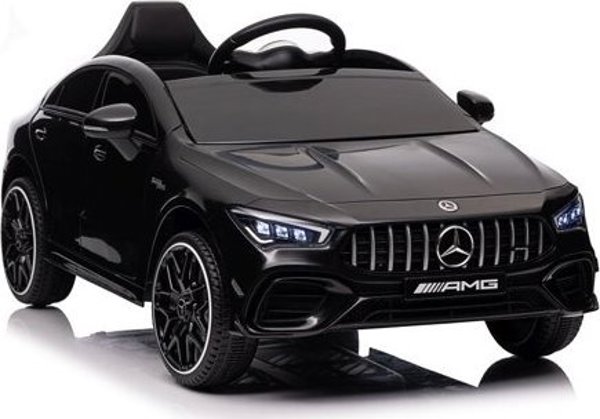 Lean Cars Αυτοκίνητο με Μπαταρία Mercedes CLA 45s AMG Μαύρο Βαμμένο 4x4