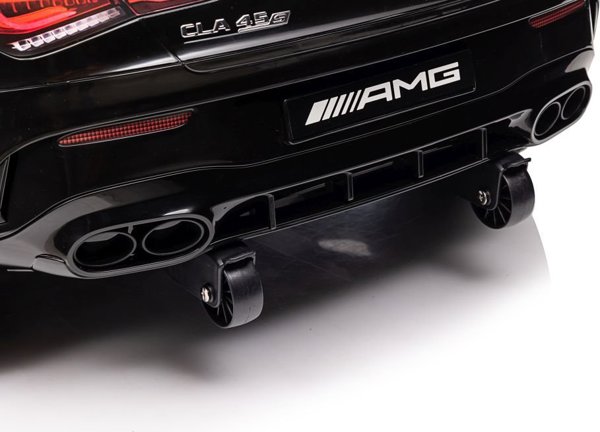 Lean Cars Αυτοκίνητο με Μπαταρία Mercedes CLA 45s AMG Μαύρο Βαμμένο 4x4