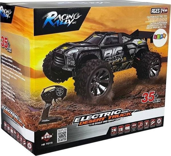 Lean Sport Αυτόματο Off-Road Τηλεκατευθυνόμενο Πράσινο 2.4G 1:18 35 km/h Έλεγχος Ταχύτητας
