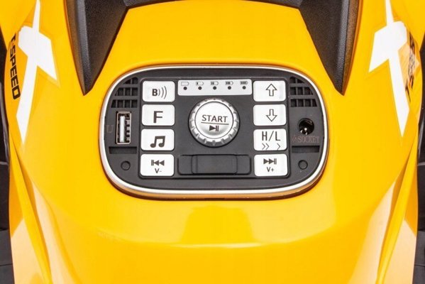 Lean Cars Quad Μπαταρία S615 Κίτρινο 24V 14223285 5905990000000