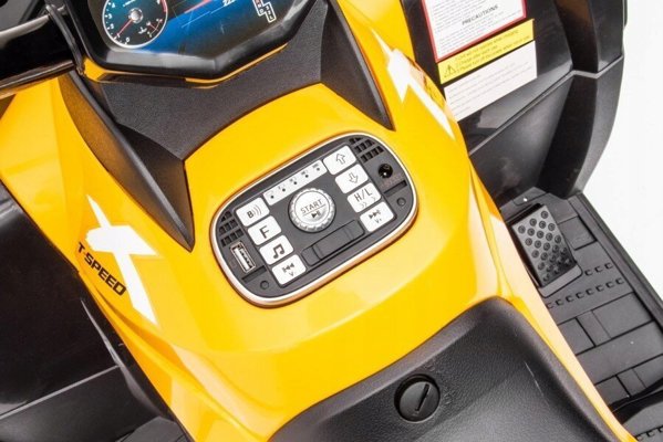 Lean Cars Quad Μπαταρία S615 Κίτρινο 24V 14223285 5905990000000