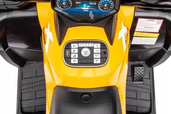 Lean Cars Quad Μπαταρία S615 Κίτρινο 24V 14223285 5905990000000