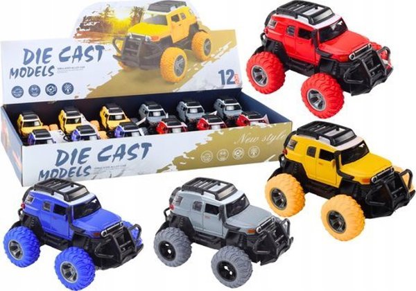 LeanToys Αυτοκίνητο Εκτός Δρόμου 1:32 Μεταλλικοί Τροχοί Καουτσούκ Φώτα Ήχοι Κίνηση