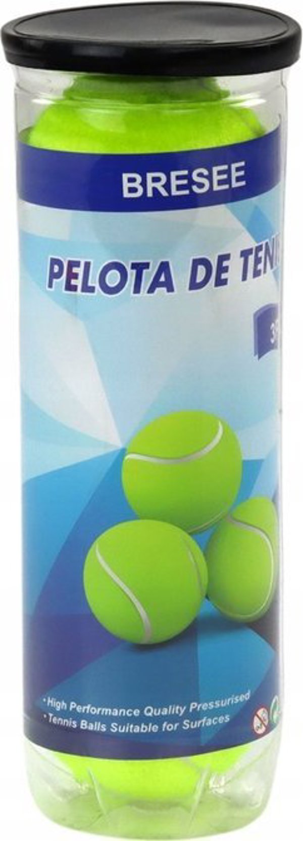 LeanToys Μπάλες Τένις Κίτρινη Μπάλα Τένις Σετ 3 τεμ.